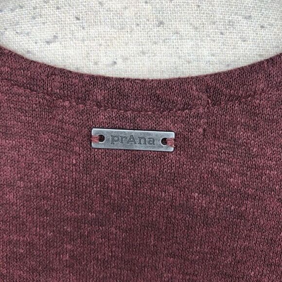 Prana Heathery Maroon Cozy Up Korrine Sleeveless Dress - Picture 9 of 15